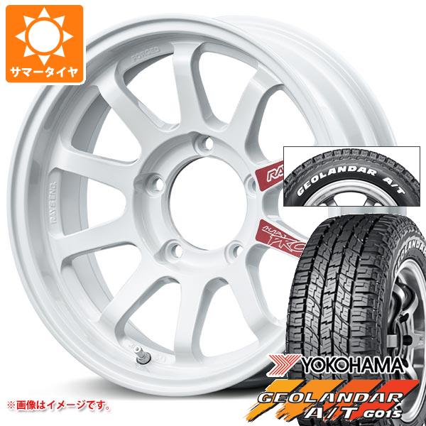 ジムニーシエラ JB74W用 2024年製 サマータイヤ ヨコハマ ジオランダー A/T G015 185/85R16 105/103N LT ホワイトレター レイズ エーラップ J プロ 6.0 16 :aljpros 38494 s86769zk:タイヤ1番