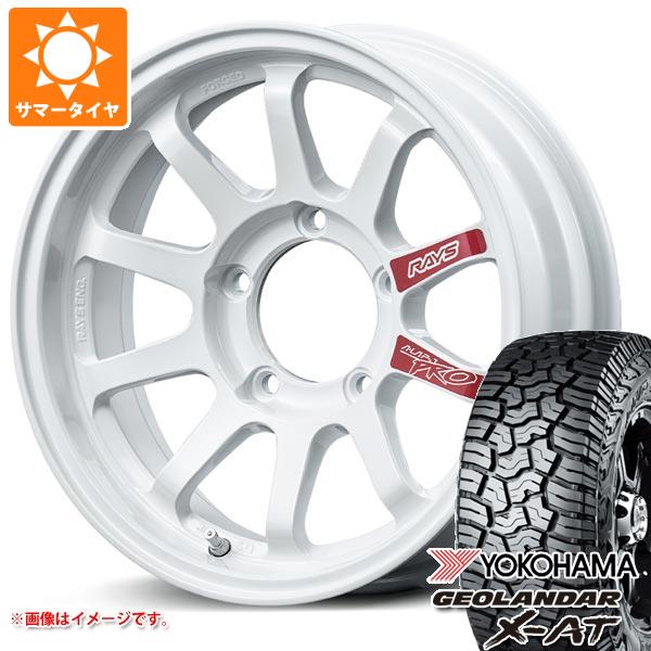 RAYS - 5本仕掛ける ジムニーシエラ JB74W用 朱夏タイア ヨコハマ ジオランダー X-AT G016 LT225/75R16 103/100Q OWL レイズ エーラップ J 労働者階級 6.0-16 夏タイヤ、ホイールセット-車、バイク、自転車