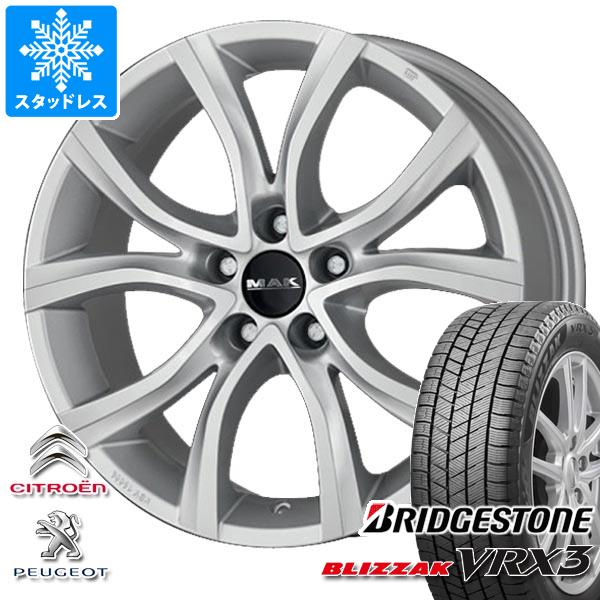 プジョー 207用 スタッドレス ブリヂストン ブリザック VRX3 195/55R16 87Q MAK アンチバス｜tire1ban