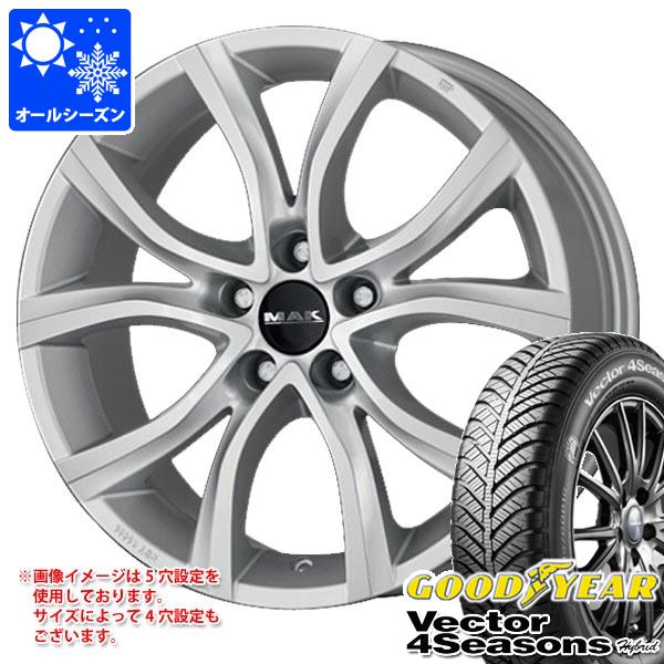 プジョー 308 P5系用 オールシーズンタイヤ グッドイヤー ベクター 4シーズンズ ハイブリッド 205/55R16 91H MAK アンチバス