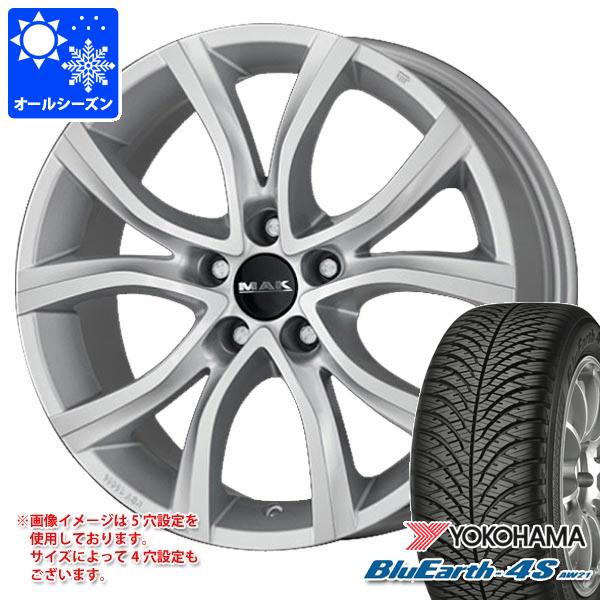 プジョー 308 P5系用 オールシーズンタイヤ ヨコハマ ブルーアース4S AW21 205/55R16 91V MAK アンチバス