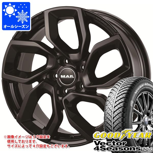 シトロエン C3エアクロス A8H系用 オールシーズンタイヤ グッドイヤー ベクター 4シーズンズ ハイブリッド 215/50R17 95H XL MAK アポロ