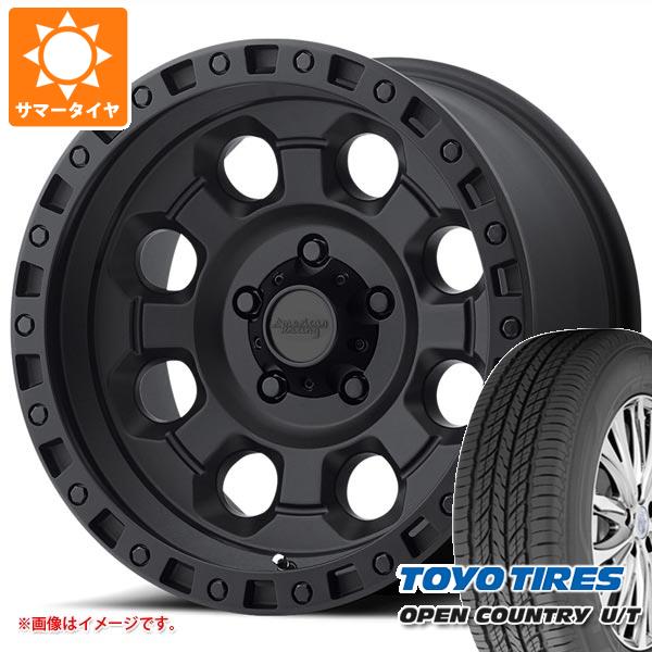 ランドクルーザー200用 サマータイヤ トーヨー オープンカントリー U/T 285/60R18 116H アメリカンレーシング AR201 9.0 18 :ar201bl 28540 t80839yt:タイヤ1番