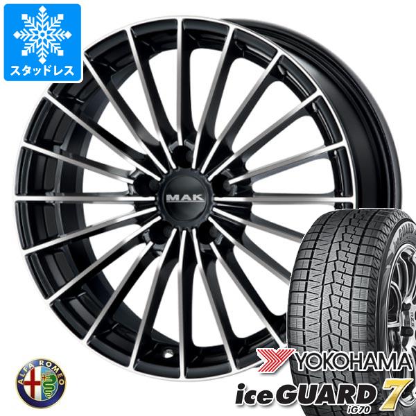 アルファロメオ ジュリア ABA 95220用 スタッドレス ヨコハマ アイスガードセブン iG70 225/45R18 95Q XL MAK アレーゼ :arese 37728 a14137f:タイヤ1番