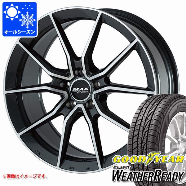 メルセデスベンツ X156 GLAクラス用 オールシーズンタイヤ グッドイヤー アシュアランス ウェザーレディ 235/50R18 97V MAK アルジェントエフエフ :argeff 35740 m24212b:タイヤ1番