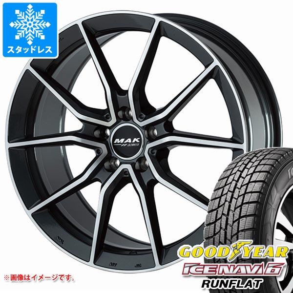 メルセデスベンツ W206 Cクラス用 スタッドレス グッドイヤー アイスナビ6 ランフラット 225/50RF17 94Q ランフラット MAK アルジェントエフエフ｜tire1ban