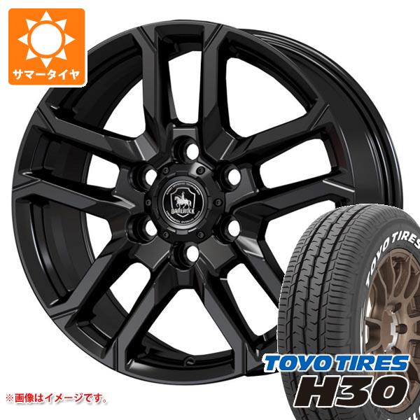 ハイエース 200系用 サマータイヤ トーヨー H30 195/80R15 107/105N ホワイトレター ベアロック バイソン 6.0-15｜tire1ban