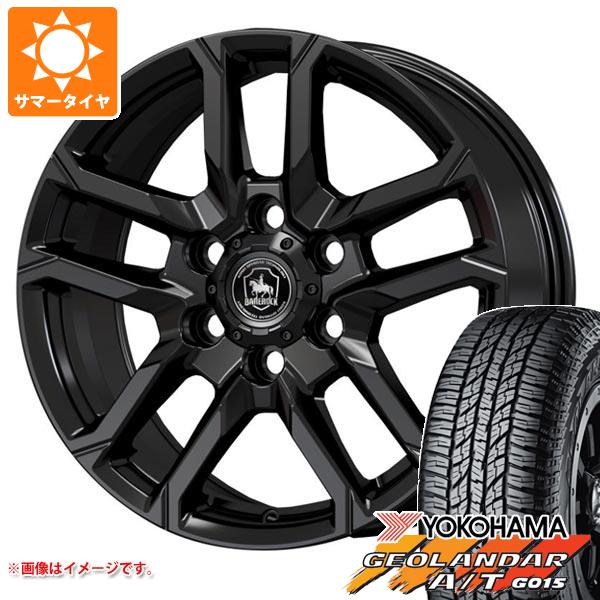 ハイエース 200系用 サマータイヤ ヨコハマ ジオランダー A/T G015 215/70R16 100H ブラックレター ベアロック バイソン 6.5 16 :barbish 25581 t80971yt:タイヤ1番