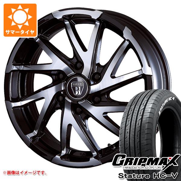 ハイエース 200系用 サマータイヤ グリップマックス スタチャー HC V 215/60R17C 109/107S ホワイトレター クリムソン バルベロ ダイナミックツイスト 6.5 17 :bardt 39754 t80968yt:タイヤ1番