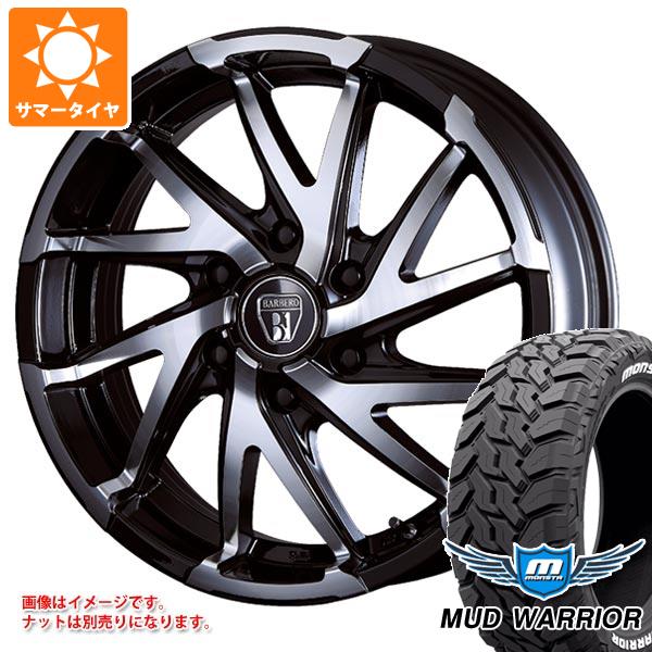 ハイエース 200系用 サマータイヤ モンスタ マッドウォーリアー LT215/70R16 107/105Q ホワイトレター クリムソン バルベロ ダイナミックツイスト 6.5 16 :bardt 34780 t80971yt:タイヤ1番