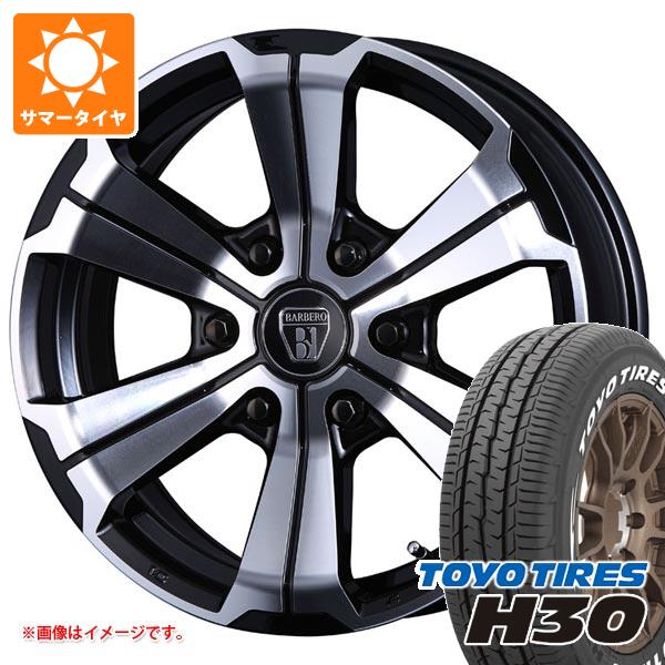 ハイエース 200系用 サマータイヤ トーヨー H30 215/65R16 C 109/107R ホワイトレター クリムソン バルベロ アーバングランデ 6.5 16 :barugh 39888 t80967yt:タイヤ1番