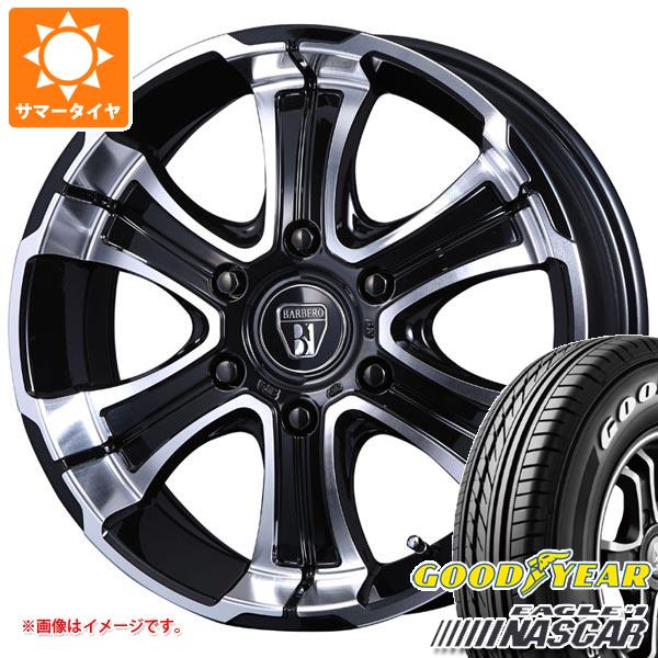 ハイエース 200系用 サマータイヤ グッドイヤー イーグル ＃1 ナスカー 215/65R16C 109/107R ホワイトレター クリムソン バルベロ ワイルドディープス 6.5 16 :barwgh 14402 t80967yt:タイヤ1番