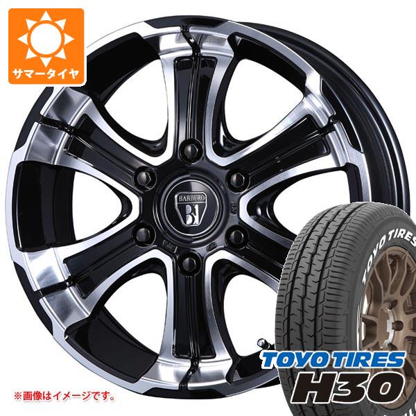 ハイエース 200系用 サマータイヤ トーヨー H30 215/65R16 C 109/107R ホワイトレター クリムソン バルベロ ワイルドディープス 6.5 16 :barwgh 39888 t80967yt:タイヤ1番