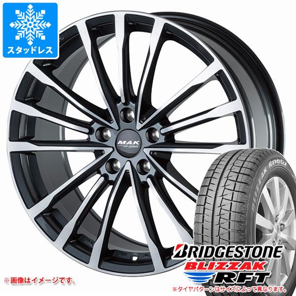 BMW F39 X2用 スタッドレス ブリヂストン ブリザック RFT 225/55R17 97Q ランフラット MAK バビエラFF｜tire1ban