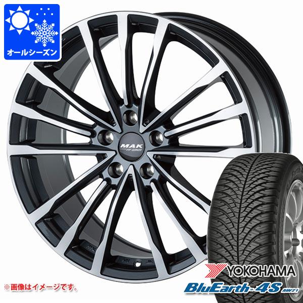 BMW G22/G23 4シリーズ用 オールシーズンタイヤ ヨコハマ ブルーアース4S AW21 225/45R18 95Y XL MAK バビエラFF