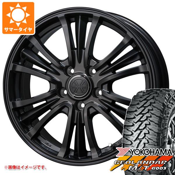 T32エクストレイル用 サマータイヤ ヨコハマ ジオランダー M/T G003 225/70R16 103S バザルト エックスタイプ2 7.0 16 :bazt2b5 38829 n84974sn:タイヤ1番