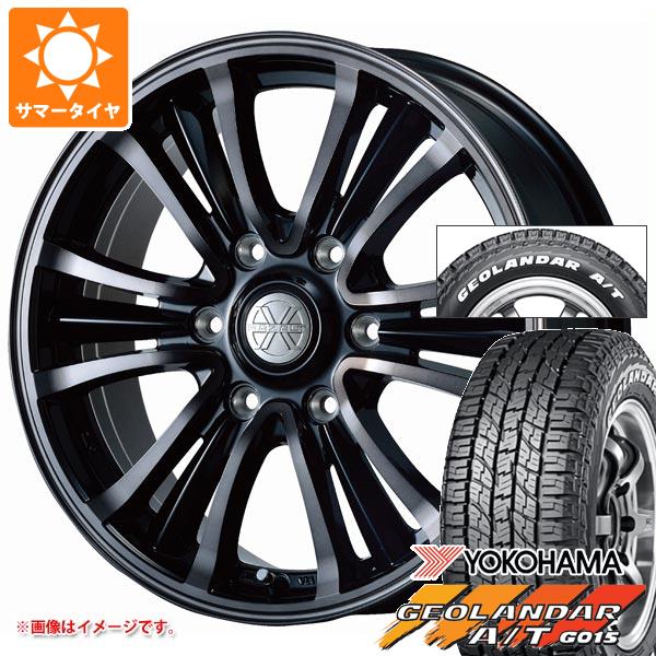 ハイエース 200系用 2024年製 サマータイヤ ヨコハマ ジオランダー A/T G015 215/65R16C 109/107S ホワイトレター バザルト エックスタイプ2 6.5 16 :bazt2h 38493 t80967yt:タイヤ1番