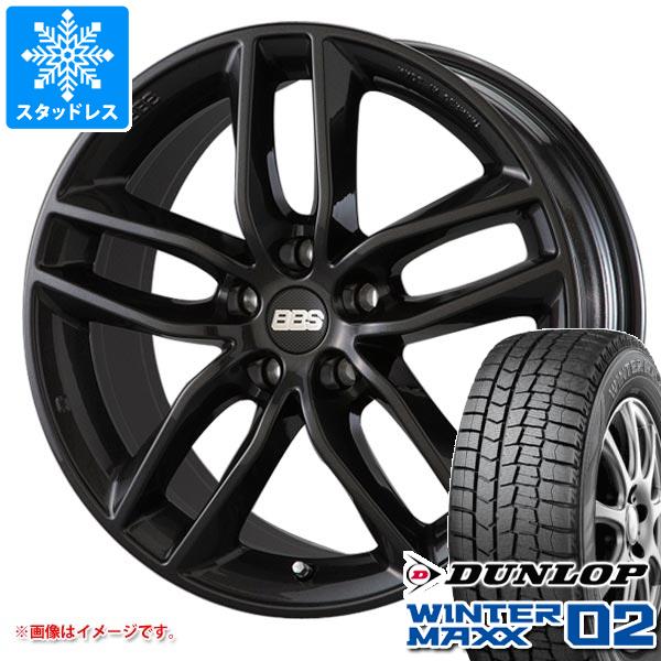 メルセデスベンツ W205 Cクラス用 2023年製 スタッドレス ダンロップ ウインターマックス02 WM02 225/45R18 91Q BBS SX :bbssxbk 23051 m24215b:タイヤ1番