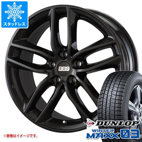 VW ザビートル用 スタッドレス ダンロップ ウインターマックス03 WM03 235/45R18 94Q BBS SX｜tire1ban