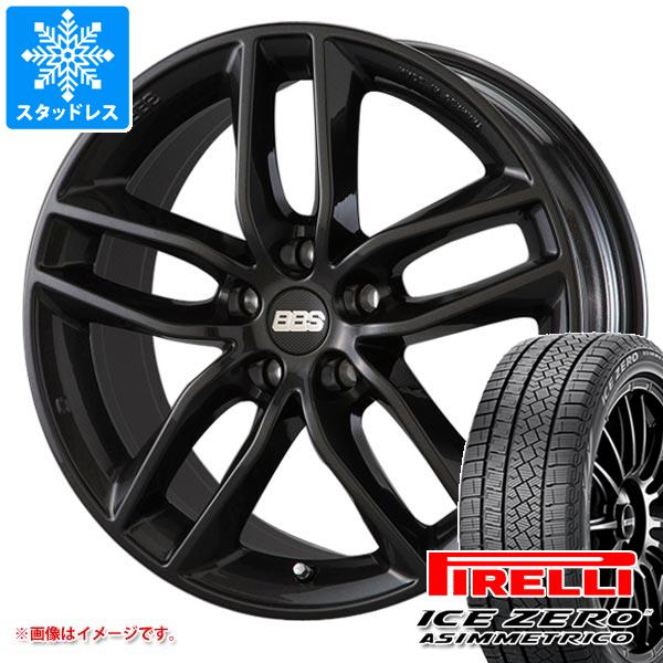 VW パサート 新型3C系用 スタッドレス ピレリ アイスゼロアシンメトリコ 235/45R18 98H XL BBS SX :bbssxbk 38917 v12199w:タイヤ1番