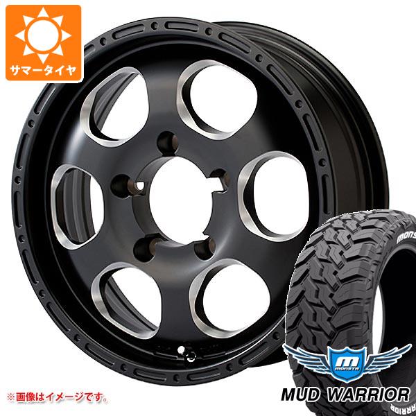 5本セット ジムニー JB64W用 サマータイヤ モンスタ マッドウォーリアー LT215/70R16 107/105Q ホワイトレター ブラッドストック ワンピース 5.5-16