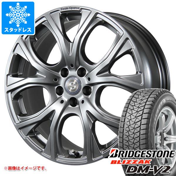 アウディ e-トロン GE系用 スタッドレス ブリヂストン ブリザック DM-V2 255/55R19 111Q XL チームスパルコ ベネージュ｜tire1ban