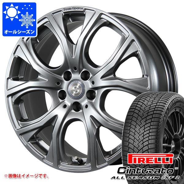 プジョー 2008 A94系用 オールシーズンタイヤ ピレリ チントゥラート オールシーズン SF2 205/50R17 93W XL チームスパルコ べネージュ