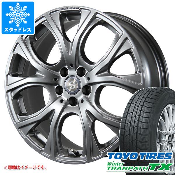 ボルボ V60クロスカントリー ZB系用 スタッドレス トーヨー ウィンタートランパス TX 215/55R18 95Q チームスパルコ ベネージュ｜tire1ban