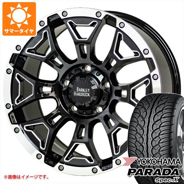 RAV4 50系用 サマータイヤ ヨコハマ パラダ スペック X PA02 235/60R18 103V バークレイハードロック エルバート 7.5 18 :berel 4868 t801018yt:タイヤ1番