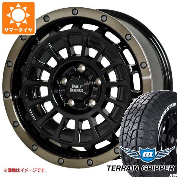 5本セット ジープ ラングラー JK/JL系用 サマータイヤ モンスタ テレーングリッパー 265/70R17 115T ホワイトレター バークレイハードロック ローガン
