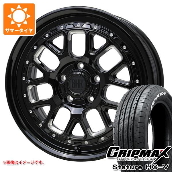 T31エクストレイル用 サマータイヤ グリップマックス スタチャー HC V 215/65R16C 109/107S ホワイトレター バークレイハードロック ヒューロン 7.0 16 :bhhub5 39753 n84986sn:タイヤ1番