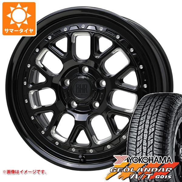 アウトランダー GF/GG系用 サマータイヤ ヨコハマ ジオランダー A/T G015 215/70R16 100H ブラックレター バークレイハードロック ヒューロン 7.0 16 :bhhub5 25581 m83974tb:タイヤ1番