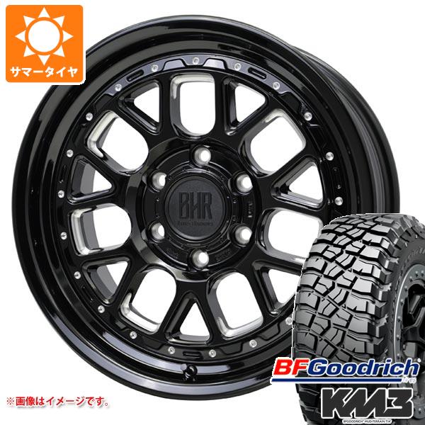 サマータイヤ 285/70R17 121/118Q BFグッドリッチ マッドテレーンT/A KM3 バークレイハードロック ヒューロン 8.0 17 :bhhub6 27567:タイヤ1番