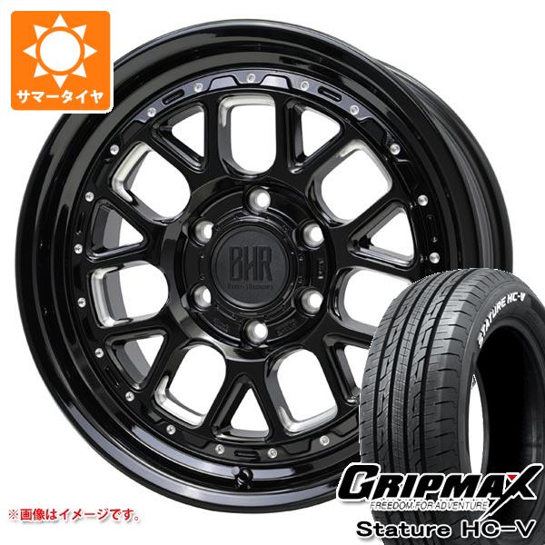 ハイエース 200系用 サマータイヤ グリップマックス スタチャー HC V 215/65R16C 109/107S ホワイトレター バークレイハードロック ヒューロン 6.5 16 :bhhubh 39753 t80967yt:タイヤ1番