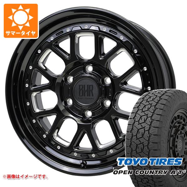 サマータイヤ 265/65R17 112H トーヨー オープンカントリー A/T3 ブラックレター バークレイハードロック ヒューロン 8.0 17 :bhhub6 38815:タイヤ1番