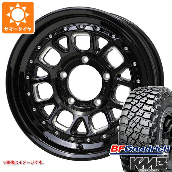 ジムニー JB64W用 サマータイヤ BFグッドリッチ マッドテレーンT/A KM3 LT225/75R16 115/112Q バークレイハードロック ヒューロン 5.5 16 :bhhubj 30405 s861004zk:タイヤ1番