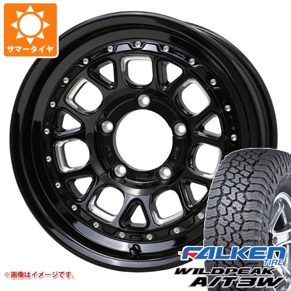 ジムニー JB64W用 サマータイヤ ファルケン ワイルドピーク A/T3W LT225/75R16 115/112Q バークレイハードロック ヒューロン 5.5 16 :bhhubj 31879 s861004zk:タイヤ1番