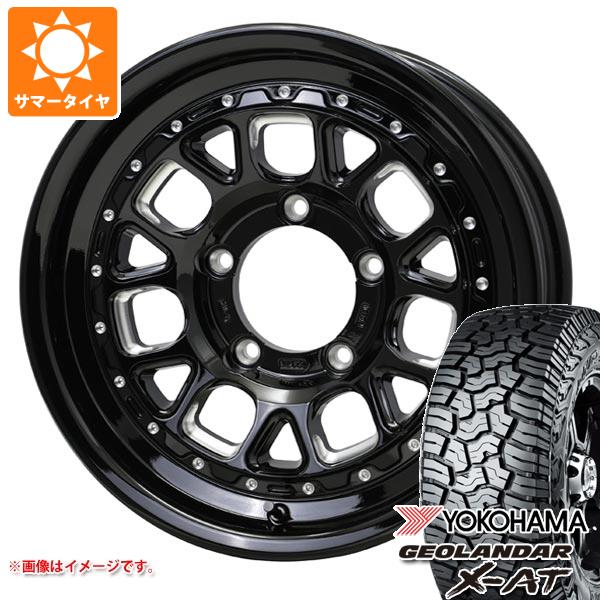 ジムニーシエラ JB74W用 サマータイヤ ヨコハマ ジオランダー X AT G016 LT215/70R16 100/97Q ブラックレター バークレイハードロック ヒューロン 6.0 16 :bhhubs 36857 s86770zk:タイヤ1番