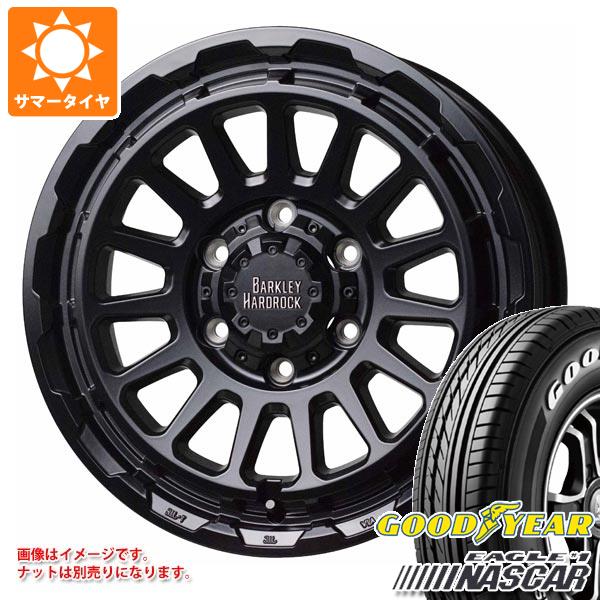 ハイエース 200系用 サマータイヤ グッドイヤー イーグル ＃1 ナスカー 195/80R15 107/105L ホワイトレター バークレイハードロック リザード 6.0 15 :bhrizh 14401 t80741yt:タイヤ1番