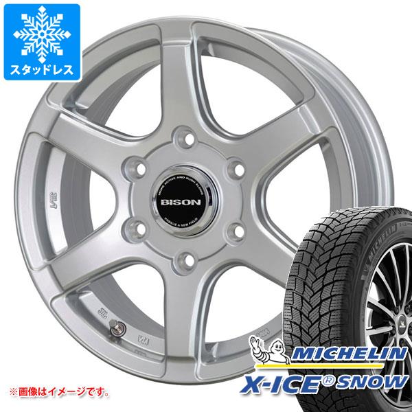 スタッドレスタイヤ ミシュラン エックスアイススノー SUV 265/65R17 112T バイソン BN-04 7.5-17