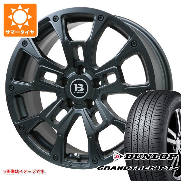 デリカD:5用 サマータイヤ ダンロップ グラントレック PT5 225/60R18 100H Bラグナス BRD 7.5 18 :blgbrd5 40252 m83968tb:タイヤ1番