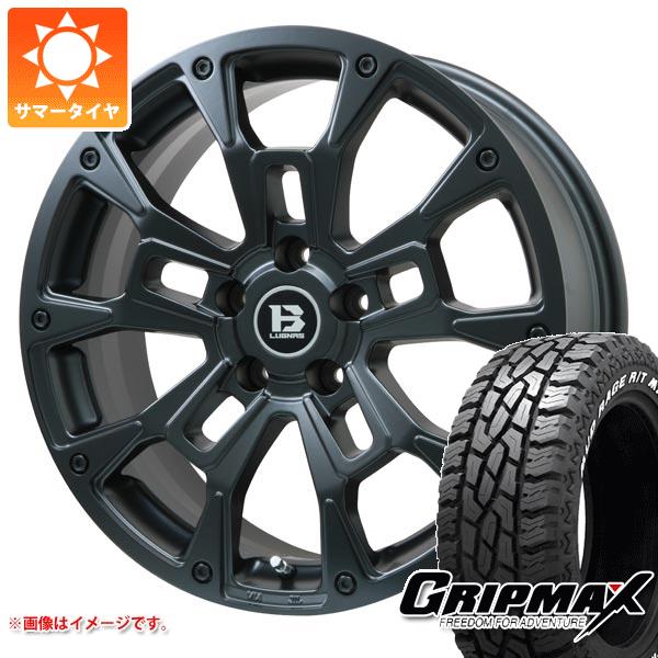 デリカD:5用 サマータイヤ グリップマックス マッドレイジ R/T MAX LT215/70R16 100/97R ホワイトレター Bラグナス BRD 6.5-16