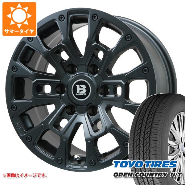 ランドクルーザー プラド 150系用 サマータイヤ トーヨー オープンカントリー U/T 265/60R18 110H Bラグナス BRD 8.0 18 :blgbrd6 28539 t80989yt:タイヤ1番