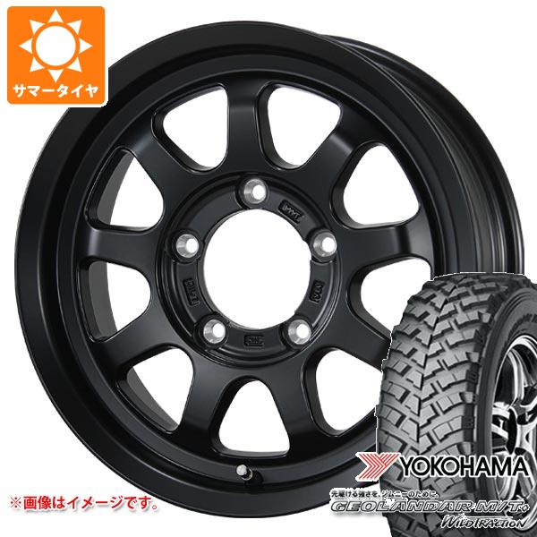 5本セット スズキ ジムニー用 サマータイヤ ヨコハマ ジオランダー M/T+ G001J 195R16C 104/102Q ブロウズ ロブ9 5.5-16