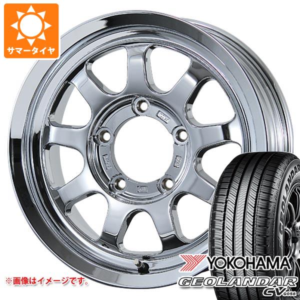 GEOLANDAR - 5本仕掛ける スズキ ジムニーシエラ JB74W用 朱夏タイア ヨコハマ ジオランダー CV G058 195/80R15 96S ブロウズ ロブで上げる9 5.5-15 夏タイヤ、ホイールセット-車、バイク、自転車