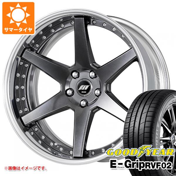 サマータイヤ 225/55R19 103W XL グッドイヤー エフィシエントグリップ RVF02 ワーク バックレーベル ジースト BST1 8.0 19 : blzbst1 36613 : タイヤ1番