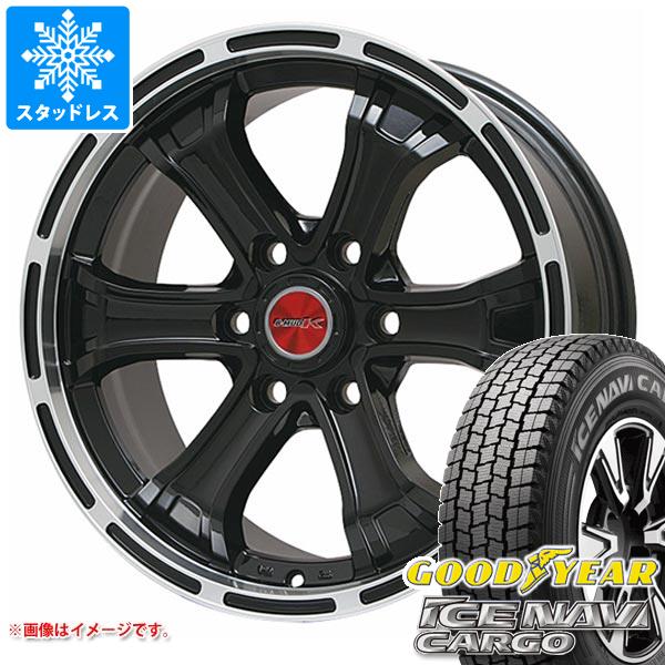 トヨタ ハイエース 200系用 スタッドレス グッドイヤー アイスナビカーゴ 195/80R15 107/105N B マッド K