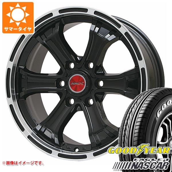 NV350キャラバン E26用 サマータイヤ グッドイヤー イーグル ＃1 ナスカー 195/80R15 107/105L ホワイトレター B マッド K 6.0 15 :bmudkpc 14401 n84710sn:タイヤ1番