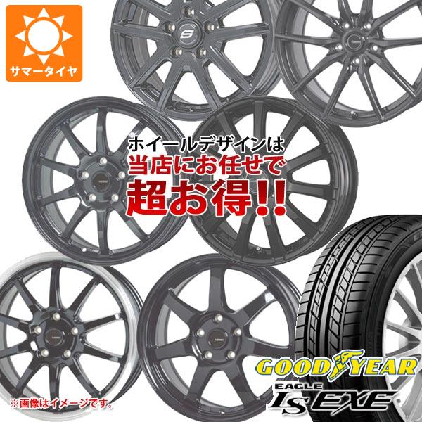 2024年製 サマータイヤ 215/45R17 91W XL グッドイヤー イーグル LSエグゼ デザイン おまかせ (黒)ブラック系ホイール 7.0-17｜tire1ban