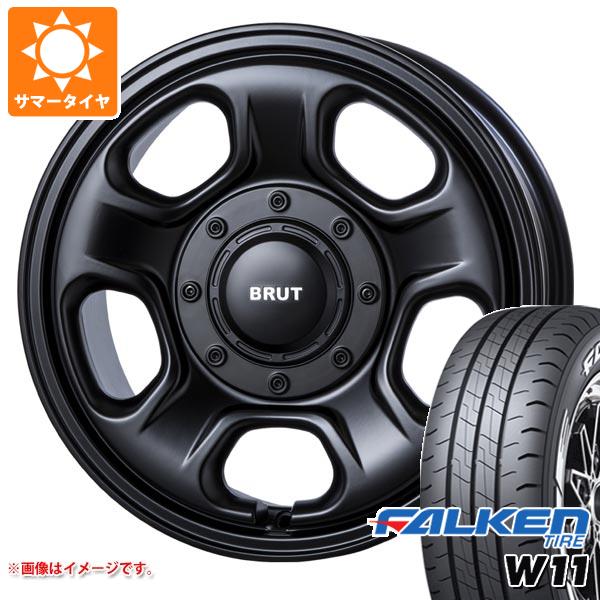 ハイエース 200系用 2024年製 サマータイヤ ファルケン W11 215/65R16C 109/107N ホワイトレター ブルート BR 33 6.5 16 :br33mbh 32712 t80967yt:タイヤ1番